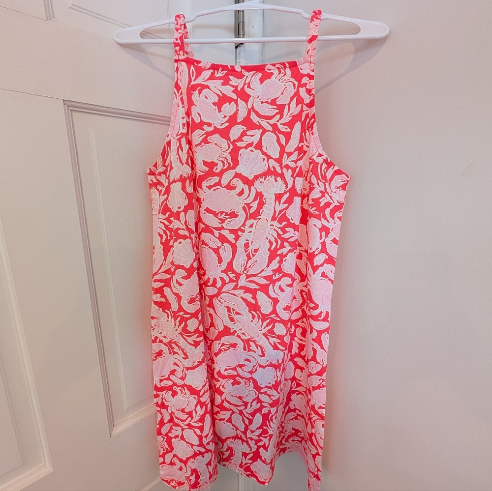 NEW Lilly Pulitzer Braided Straps Kyleigh Dress - Cane Coral Crab Collab - Picture 4 of 10